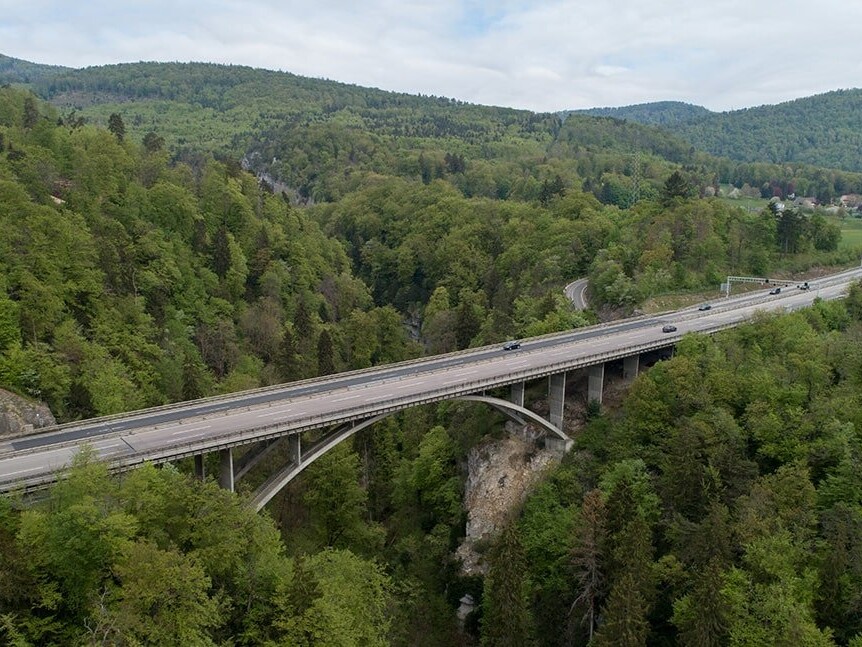 Brückeninspektion Luftaufnahme Drohne 2
